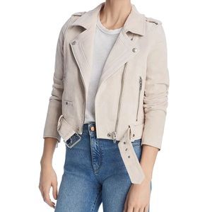 Light Beige Suede Jacket, size small, Blank NYC, white sand